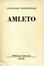 Cover of Amleto