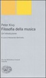 Cover of Filosofia della musica