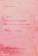 Cover of Appunti di Istituzioni di Matematica: ad uso degli studenti delle facoltà scientifiche - Vol. 1