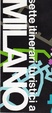 Cover of Sette itinerari turistici a Milano
