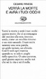 Cover of Verrà la morte e avrà i tuoi occhi