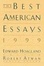 Cover of "The Best American Essays 1999"