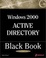 Cover of Windows 2000 Active Directory Black Book