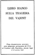 Cover of Libro bianco sulla tragedia del Vajont