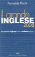 Cover of Il grande inglese 2008