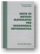 Cover of Note di metodi matematici per ingegneria informatica