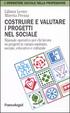 Cover of Costruire e valutare i progetti nel sociale