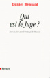 Cover of Qui est le juge?