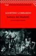 Cover of Lettura del Macbeth