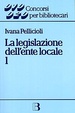 Cover of La legislazione dell'ente locale