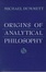 Cover of "Origins of Analytical Philosophy"