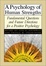 Cover of A Psychology of Human Strengths