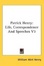 Cover of Patrick Henry