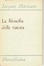 Cover of La filosofia della natura