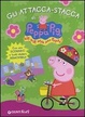 Cover of Gli attacca-stacca di Peppa Pig. Hip hip urrà per Peppa! Con adesivi