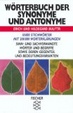 Cover of Wörterbuch der Synonyme und Antonyme