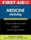 Cover of "First Aid for the Medicine Clerkship"