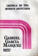 Cover of Crónica de una muerte anunciada