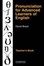 Cover of Pronunciation for Advanced Learners of English Teacher's book