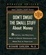 Cover of "Don't Sweat the Small Stuff About Money"
