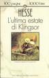 Cover of L'ultima estate di Klingsor