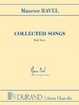 Cover of Maurice Ravel - Collected Songs - High Voice