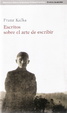 Cover of Escritos sobre el arte de escribir