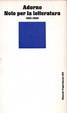 Cover of Note per la letteratura 1961-1968