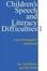 Cover of "Children's Speech and Literacy Difficulties"