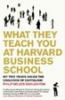 Cover of What They Teach You at Harvard Business School
