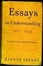 Cover of "Essays in Understanding, 1930-1954"