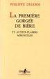 Cover of La première gorgée de bière