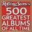 Cover of "The 500 Greatest Albums of All Times"