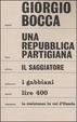 Cover of Una repubblica partigiana