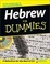 Cover of Hebrew for Dummies