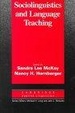 Cover of Sociolinguistics and Language Teaching