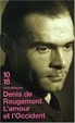 Cover of L'amour et l'Occident