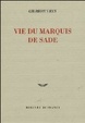 Cover of Vie du marquis de Sade
