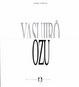 Cover of Yasujiro Ozu