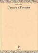 Cover of L' essere e l'evento