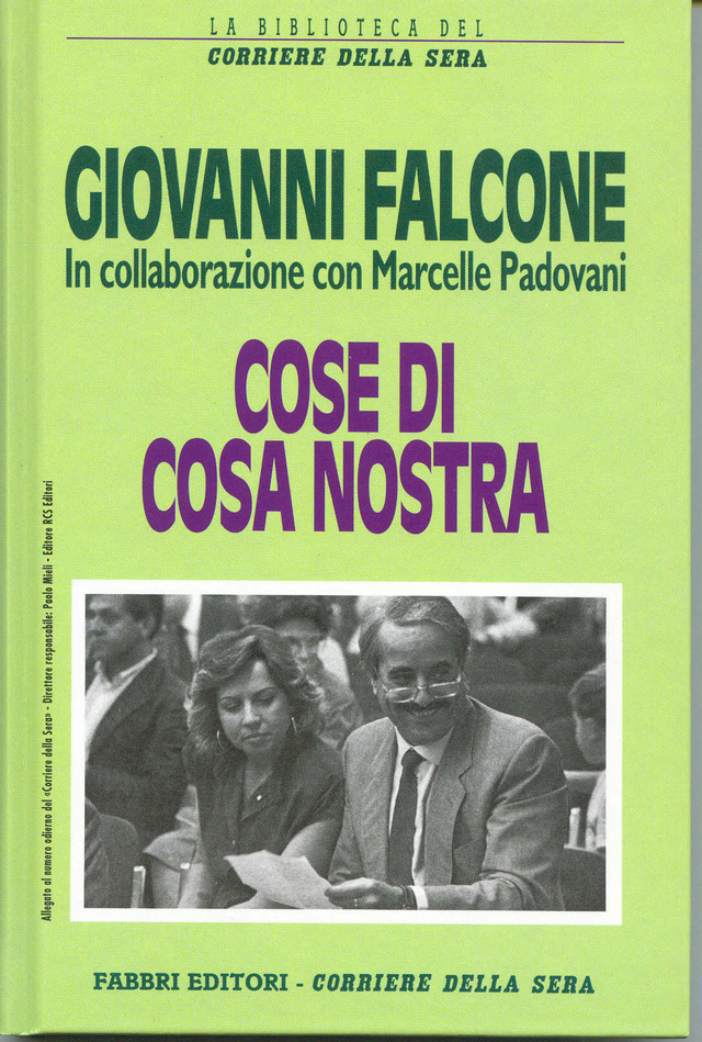 Cose di Cosa Nostra Giovanni Falcone 192 recensioni su Anobii