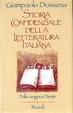 Cover of Storia confidenziale della letteratura italiana