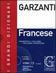Cover of Dizionario Garzanti francese-italiano, italiano-francese