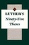Cover of "Luther's Ninety-Five Theses"