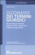 Cover of Dizionario dei termini giuridici