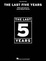Cover of 'The Last Five Years - Vocal Selections'