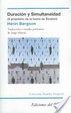 Cover of Duracion y simultaneidad/ Duration Ans Simultaneousness