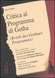 Cover of Critica del programma di Gotha