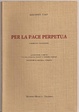 Cover of Per la pace perpetua