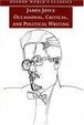 Cover of Occasional, Critical, and Political Writing